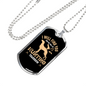 Hunting Will Find You Necklace Stainless Steel or 18k Gold Dog Tag 24" Chain-Express Your Love Gifts