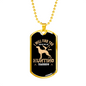 Hunting Will Find You Necklace Stainless Steel or 18k Gold Dog Tag 24" Chain-Express Your Love Gifts