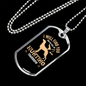 Hunting Will Find You Necklace Stainless Steel or 18k Gold Dog Tag 24" Chain-Express Your Love Gifts