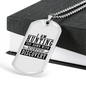 Hunting With Scientific Discovery Necklace Stainless Steel or 18k Gold Dog Tag 24" Chain-Express Your Love Gifts