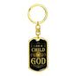 I Am A Child Of God Keychain Dog Tag Stainless Steel or 18k Gold-Express Your Love Gifts