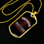 I Am A Firefighter Gift Stainless Steel or 18k Gold Dog Tag 24" Chain-Express Your Love Gifts