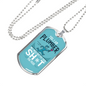 I Am A Plumber Necklace Stainless Steel or 18k Gold Dog Tag 24" Chain-Express Your Love Gifts