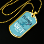 I Am A Plumber Necklace Stainless Steel or 18k Gold Dog Tag 24" Chain-Express Your Love Gifts