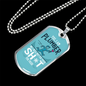 I Am A Plumber Necklace Stainless Steel or 18k Gold Dog Tag 24" Chain-Express Your Love Gifts