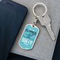 I Am A Plumber Swivel Keychain Dog Tag Stainless Steel or 18k Gold-Express Your Love Gifts