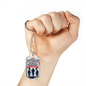 I Am A Veteran Dog Tag Stainless Steel or 18k Gold 24" Chain-Express Your Love Gifts