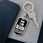 I Am Black Excellence Dog Tag Pendant Keychain Stainless Steel or 18k Gold-Express Your Love Gifts
