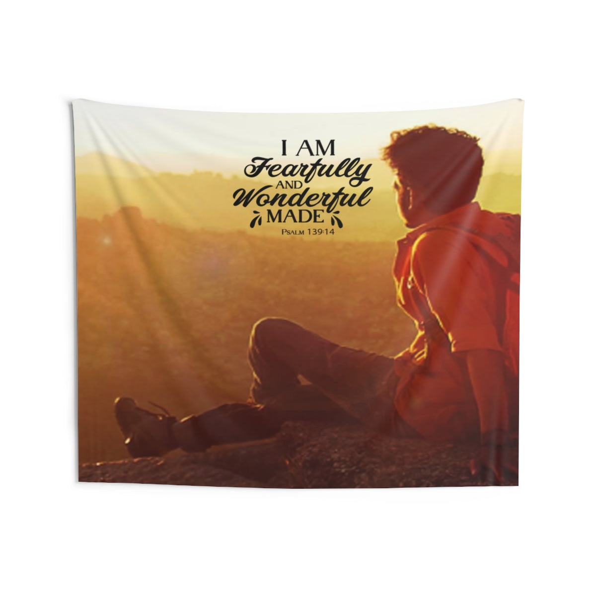 I am Fearfully and Wonderfully Made Wall Hanging Tapestry-Express Your Love Gifts