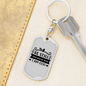 I Am God Christian Keychain Stainless Steel or 18k Gold Dog Tag Keyring-Express Your Love Gifts