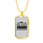 I Am God Necklace Stainless Steel or 18k Gold Dog Tag 24" Chain-Express Your Love Gifts