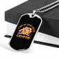 I Am In Love With Crypto Crypto Necklace Stainless Steel or 18k Gold Dog Tag 24" Chain-Express Your Love Gifts