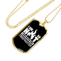 I Am So Hot Firefighter Gift Stainless Steel or 18k Gold Dog Tag 24" Chain-Express Your Love Gifts