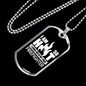 I Am So Hot Firefighter Gift Stainless Steel or 18k Gold Dog Tag 24" Chain-Express Your Love Gifts