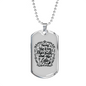 I Am The Way Necklace Stainless Steel or 18k Gold Dog Tag 24" Chain-Express Your Love Gifts