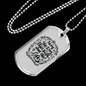 I Am The Way Necklace Stainless Steel or 18k Gold Dog Tag 24" Chain-Express Your Love Gifts