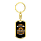 I Believe In Christian Keychain Stainless Steel or 18k Gold Dog Tag Keyring-Express Your Love Gifts
