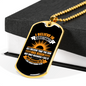 I Believe In Christianity Necklace Stainless Steel or 18k Gold Dog Tag 24" Chain-Express Your Love Gifts