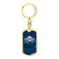 I Believe In UFOs Dog Tag Pendant Keychain Stainless Steel or 18k Gold-Express Your Love Gifts