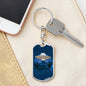 I Believe In UFOs Dog Tag Pendant Keychain Stainless Steel or 18k Gold-Express Your Love Gifts