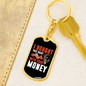 I Bought This Gambler Keychain Stainless Steel or 18k Gold Dog Tag Keyring-Express Your Love Gifts