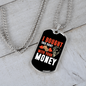 I Bought This Gambler Necklace Stainless Steel or 18k Gold Dog Tag 24-Express Your Love Gifts