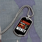 I Bought This Gambler Necklace Stainless Steel or 18k Gold Dog Tag 24-Express Your Love Gifts