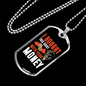 I Bought This Gambler Necklace Stainless Steel or 18k Gold Dog Tag 24-Express Your Love Gifts