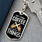 I Build Things Swivel Keychain Woodworker Dog Tag Stainless Steel or 18k Gold-Express Your Love Gifts