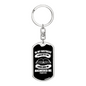 I Called To The Lord Christian Keychain Stainless Steel or 18k Gold Dog Tag Keyring-Express Your Love Gifts