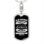 I Called To The Lord Christian Keychain Stainless Steel or 18k Gold Dog Tag Keyring-Express Your Love Gifts