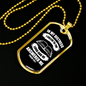 I Called To The Lord Psalm 120:1 Necklace Stainless Steel or 18k Gold Dog Tag 24" Chain-Express Your Love Gifts