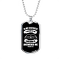 I Called To The Lord Psalm 120:1 Necklace Stainless Steel or 18k Gold Dog Tag 24" Chain-Express Your Love Gifts