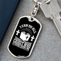 I Can Do All Christian Keychain Stainless Steel or 18k Gold Dog Tag Keyring-Express Your Love Gifts
