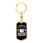 I Can Do All Christian Keychain Stainless Steel or 18k Gold Dog Tag Keyring-Express Your Love Gifts