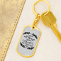 I Can Do All Things Christian Keychain Stainless Steel or 18k Gold Dog Tag Keyring-Express Your Love Gifts