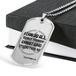 I Can Do All Things Christian Necklace Stainless Steel or 18k Gold Dog Tag 24" Chain-Express Your Love Gifts