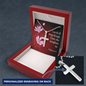 I Can Do All Things Philippians 4:13 Cross Necklace Message Card W Ball Chain Pendant-Express Your Love Gifts