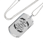 I Can Do All Things Philippians 4:13 Necklace Stainless Steel or 18k Gold Dog Tag 24" Chain-Express Your Love Gifts