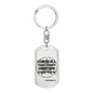 I Can Do All Things Star Christian Keychain Stainless Steel or 18k Gold Dog Tag Keyring-Express Your Love Gifts