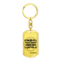 I Can Do All Things Star Christian Keychain Stainless Steel or 18k Gold Dog Tag Keyring-Express Your Love Gifts
