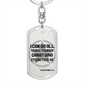 I Can Do All Things Star Christian Keychain Stainless Steel or 18k Gold Dog Tag Keyring-Express Your Love Gifts