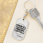 I Can Do All Things Star Christian Keychain Stainless Steel or 18k Gold Dog Tag Keyring-Express Your Love Gifts
