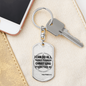 I Can Do All Things Star Christian Keychain Stainless Steel or 18k Gold Dog Tag Keyring-Express Your Love Gifts
