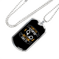 I Can'T Fix Stupid But I Can Cuff It Necklace Stainless Steel or 18k Gold Dog Tag 24"-Express Your Love Gifts