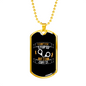 I Can'T Fix Stupid But I Can Cuff It Necklace Stainless Steel or 18k Gold Dog Tag 24"-Express Your Love Gifts