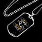 I Can'T Fix Stupid But I Can Cuff It Necklace Stainless Steel or 18k Gold Dog Tag 24"-Express Your Love Gifts