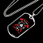I Can'T Stay Home Necklace Stainless Steel or 18k Gold Dog Tag 24" Chain-Express Your Love Gifts