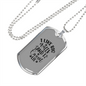 I Cannot Lie Necklace Stainless Steel or 18k Gold Dog Tag 24" Chain-Express Your Love Gifts