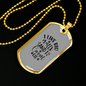 I Cannot Lie Necklace Stainless Steel or 18k Gold Dog Tag 24" Chain-Express Your Love Gifts